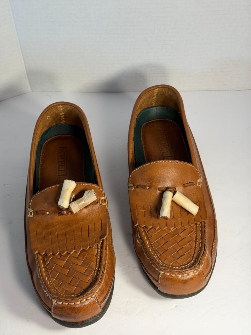 Men's size 10.5 Borelli  leather loafers